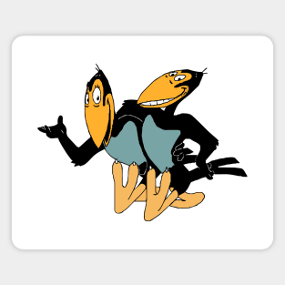 Heckle and Jeckle Magnet